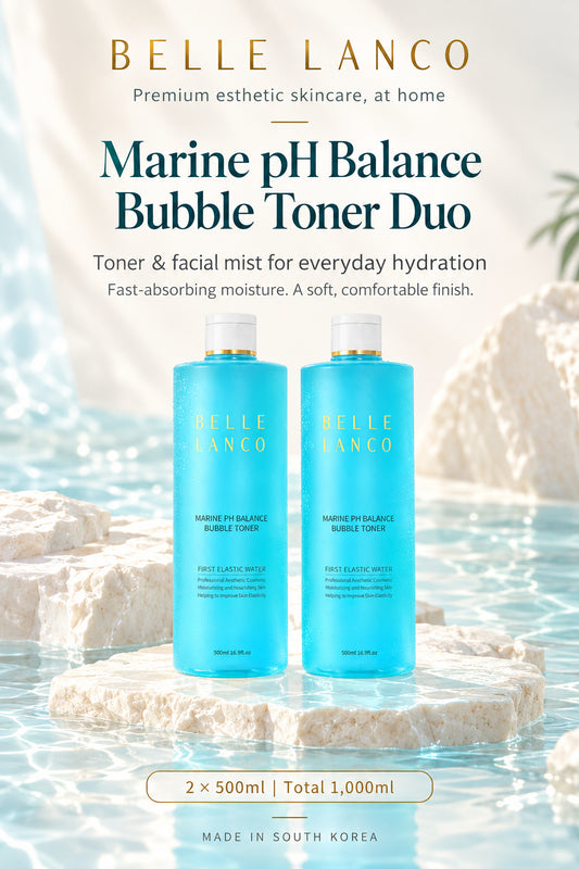 BELLE LANCO Marine pH Balance Bubble Toner Duo – 2 × 500ml