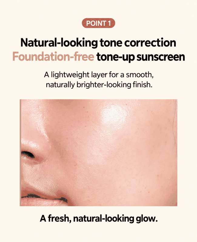BELLE LANCO Water Glow Defense Tone-Up Sunscreen SPF50+ PA++++ 50ml × 2