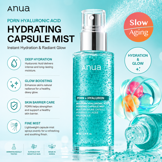 Anua PDRN Hyaluronic Acid Hydrating Capsule Mist 100ml