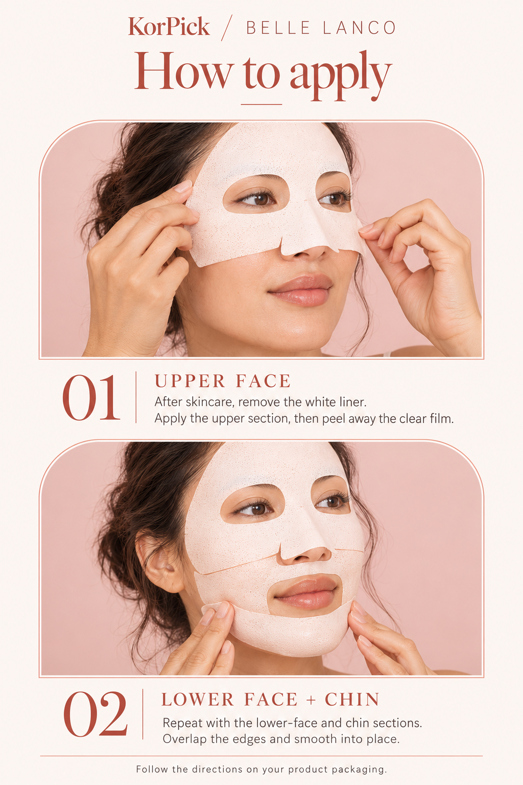 BELLELANCO Lifting Clay Mask 20g × 8 Masks | Korean Clay Sheet Mask