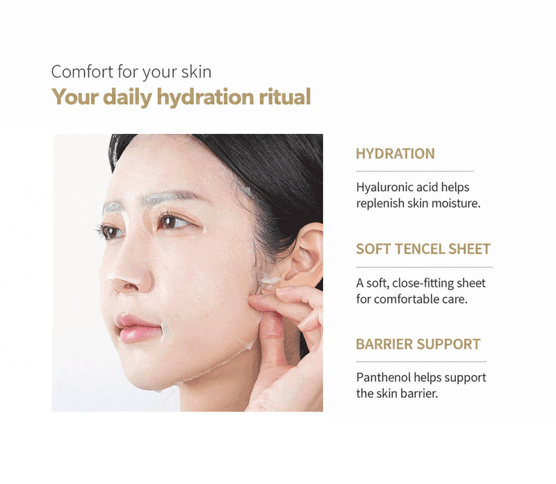 BELLELANCO Hydro Active Mask Pack 30ml × 10 Sheets | Korean Hydrating Sheet Mask